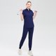 thumbnail image 1 of Conjunto de ropa de lavado de manos de manga corta, ropa quirúrgica elástica de verano de secado rápido, ropa de trabajo de médico de salón de belleza femenino, ropa de mano con cepillo de enfermera, 1 of 6