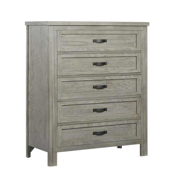 Soho Baby Hanover 5 Dr Chest Oak Gray