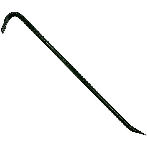 True Temper 24", Gooseneck Wrecking Bar, Tempered Steel, Black, 1170500