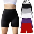 thumbnail image 6 of Jalioing 5 PCS Girls Athletic Biker Shorts High Waist Stretchy Yoga Dance Shorts Cotton Shorts, 6 of 7