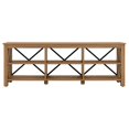 thumbnail image 4 of Henn&Hart 68" Golden Brown/Metal TV Stand, 4 of 8