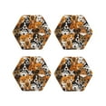 thumbnail image 2 of Balery 4 Pcs Dogs Different Breedsleather Coasters Set, Drink Table Cup Coasters For Living Room Kitchen Coffee Decor, 2 of 9