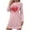 Z18 Pink-Long Sleeve Nightgowns, variant on Mifsaly Long Sleeve Nightgowns for Women Romantic Hearts Print T Shirts Dresses Comfortable Home Everyday Sleepwear Dress XXL