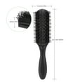 thumbnail image 4 of 1pc Hair Comb Cushion Brush Anti-static Hairbrush 9 Rows Plastic Dentangling Hairdressing Scalp Massage, 4 of 7