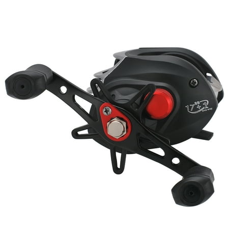 lizard Fishing Reel 17+1 Ball Reel Ball Reel Baitcaster Ratio Baitcast Reel Speed 7.2 1 Reel Speed Baitcast Reel 17+1 1 Ratio Baitcast Speed 7.1 1 Baitcaster Left Hand Huiop Buzhi Yorten Bait Reel