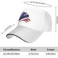 Baseball Cap Adjustable Dad Cap for Women Men Washed Golf Unisex Plain