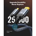 thumbnail image 2 of TianQi Câble Micro HDMI vers HDMI 4K 15 Pieds, 4K@60Hz HDR, Cordon Micro HDMI Compatible pour Appareil Photo Reflex Numérique, Raspberry Pi, GoPro Hero vers Télé, Portable, Ordinateur, Moniteur, pour Vidéo, Audio, Image, Diffusion Gris, 2 of 5