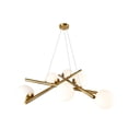 thumbnail image 5 of AC11976BR Artcraft Lighting Modena - 6 Light Chandelier-6 Inches Tall and 28 Inches Wide, 5 of 9