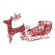 thumbnail image 5 of Adornos de trineo de alce, accesorios para fotos de trineo de reno navideño, figuras de trineo en miniatura Rojo, 5 of 9