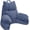Dark Blue, variant on Reading Pillow for Bed with High Arm Rests ,Back Support Pillow for Sitting Up in Bed with Shredded Memory Foam for Reading, TV, Gaming or Relaxing on Floor（Charcoal Gray, Large）