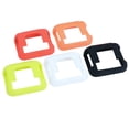 thumbnail image 4 of EeaseCA 5PCS Silicone Protective Frame Scratch Resistant Shockproof Cover Shell Watch Case for Garmin Forerunner 35/30 S20 (White + Orange + Lime + Black + Red), 4 of 7