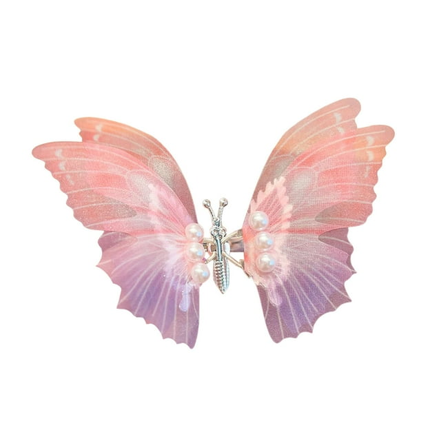 Pinza de pelo Fernando de mariposa Rosado morado
