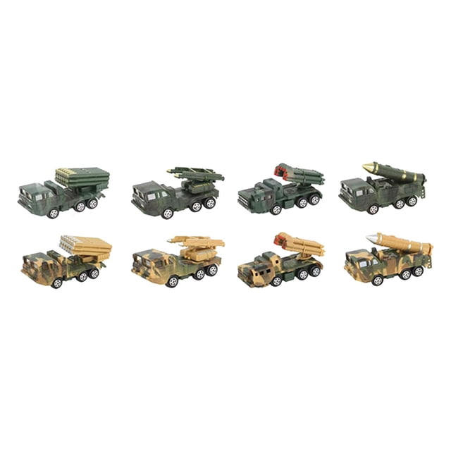 8 Uds., modelos de camiones en miniatura a escala 1/64, Mini vehículo, juguete educativo, escena en miniatura, decoración, modelo de coche para niños,