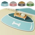 thumbnail image 3 of Pet Food Mat for Cats and Dogs,Waterproof Silicone Feeding Mats with Rubber Backing,Non-slip No Stains Dog Water Bowl Dispenser Mat,Durable Flexible Rubber Mat for Dog & Cat Bowls, 3 of 7