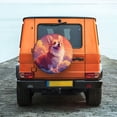 thumbnail image 2 of Daiia Sunset Cloud Corgi Tire Covers , Travel Trailer Camper Truck SUV Motorhome Waterproof Wheel Cover, Sun Rain Snow Protector-15 inch, 2 of 8