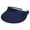 Navy Blue, variant on TOP HEADWEAR Mens Womens Sun Protection Sports Cotton Twill Clip On Golf Tennis Visor, Black