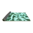thumbnail image 2 of Ahgly Company Indoor Rectangle Abstract Turquoise Blue Modern Area Rugs, 8' x 10', 2 of 4