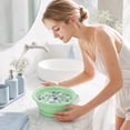thumbnail image 6 of MQ Silicone Face Bowl for Ice with Built-In Icetray, Collapsible Ice Bowl for Face Bath at Home, 6 of 9