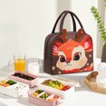 thumbnail image 2 of JoyMoreHome Cute Cartoon Animal Lunch Box Bag Tote Reusable Insulated Leakproof Lunchbox Containers for Travel Work Picnic, 2 of 5