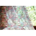 thumbnail image 2 of Exotic Tulle Curtains with Rod Pocket, Tropic Accents Hawaiian Blossom Revival Plants Hibiscus Pastel Toned Illustration, Sheer Drape for Wedding Party 2 Panels, 7 Sizes, Multicolor, by Ambesonne, 2 of 3