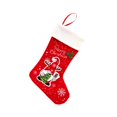 thumbnail image 2 of Jiaroswwei Goodie Bag Christmas Pattern Wear-Resistant Fabric Gnome Snowflake Stocking Xmas Tree Decor, 2 of 8