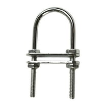MARINE CITY Bow Eye U-Bolt 304 Stainless Steel, 3/16 Inch Stock, 2-3/4 Inch Length Heavy-Duty Corrosion-Resistant Deck Hardware for Boats & Marine Use Pack of 1