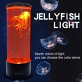 thumbnail image 2 of Lampe Poisson Gelée Fantaisie Poisson Gelée Aquarium 16 Modes de Changement de Couleur 7 Réglages d'Éclairage Création Cylindre de Simulation de Taille Moyenne Lampe Poisson Gelée LED Décoration Poisson Gelée Lumière d'Ambiance Phere, 2 of 9