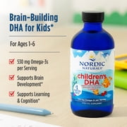 Nordic Naturals Childrens DHA Liquid, 530 Mg, Strawberry, Fish Oil, 8 Oz