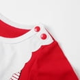 thumbnail image 5 of BULLPIANO Newborn Baby Santa Claus Outfits Toddler Boys Girls Christmas Cosplay Romper Bodysuit + Xmas Cap Hat 0-18 Months, 5 of 9