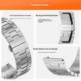 thumbnail image 4 of Titanium Alloy Strap for Huawei Watch GT 5 Pro / GT 5 / GT 4 46mm Universal 22mm Metal Bracelet - B Multicolor Multicolor Silver, 4 of 5