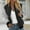 Black, variant on Women 2024 Fashion Bomber Jacket,Causal Classic Zip Up Coats Long Sleeve Stand Collar Fall Winter Jackets Lightweight Color Block Outerwear