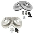thumbnail image 3 of TRQ Front and Rear Brake Pad & Rotor Kit Brake Pads Brake Rotor Ceramic Fits Select 2015-2019 Subaru WRX, 3 of 5
