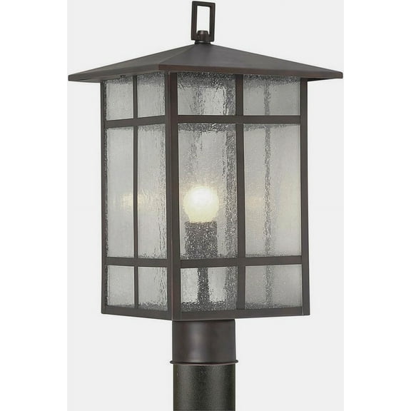 Forte Lighting 1319-01 10Wx18H Post Light