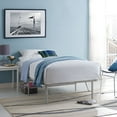 thumbnail image 4 of Modway Horizon Twin Modern Style Stainless Steel Bed Frame in Gray, 4 of 8