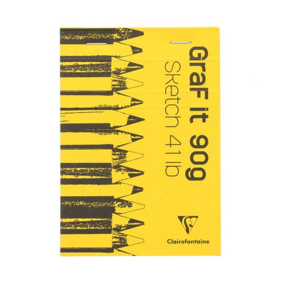 Rhodia Clairefontaine Graf It Sketch Pad, 4 in x 6 in