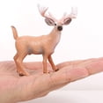 thumbnail image 7 of EASTIN 6 Pack Deer Figurines Toy, Forest Animals White-tailed Deer Family Figures, Plastic Woodland Creature Cake Topper for Baby Shower Birthday Decoration, 7 of 7
