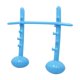 thumbnail image 1 of Poste de salto de altura inflable, suministros para fiestas, mejora las habilidades motoras, accesorio de juego portátil Azul, 1 of 9