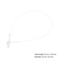 thumbnail image 2 of MasteelfCA 2 Bags Plastic Tag Fastener Label Security Loops Clothing Tag Snap Locks, 2 of 7