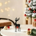 thumbnail image 5 of Japceit Christmas Reindeer Figurine, Imitation Metal Deer Family Sculpture Set, Elegant Entryway Decor for Home, Porch and Interior Display, 5 of 6