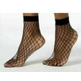 thumbnail image 2 of INC International Concepts Womens Fishnet Ankle Socks (Black), 2 of 4