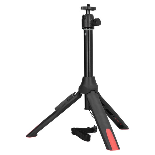 Trípode Vlog Para Teléfono, Palo Selfie Inalámbrico BT Compacto Extensible Universal Ajustable Con Clip Para Teléfono Para Transmisión En Vivo Para Fotografía