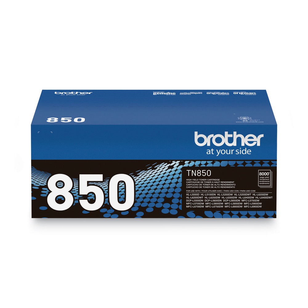 Brother Genuine High Yield Toner Cartridge, TN850, Replacement Black Toner, Page Yield Up To 8,000 Pages - image 5 of 5