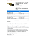 thumbnail image 2 of Water Temperature Sensor - Compatible with 1998 - 2002, 2004 - 2010 Dodge Ram 3500 1999 2000 2001 2005 2006 2007 2008 2009, 2 of 2