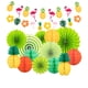 thumbnail image 1 of 15PCS de suministros de decoración, recuerdos de fiesta temáticos, abanicos de papel colgantes Tomshoo Guirnalda de papel, 1 of 7