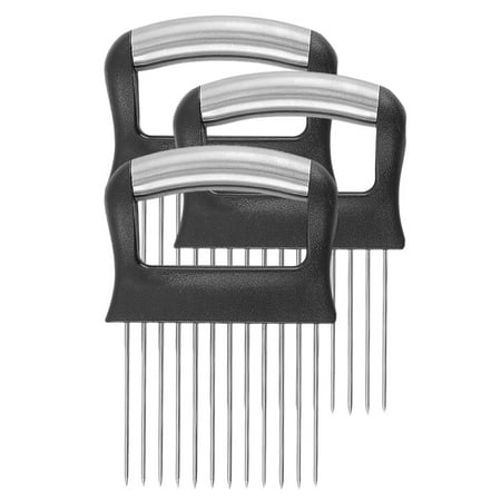 

Miommo Vegetable Slicer Stainless Onion Slice Holder 2024 New Improved Onion Cutter Manual Stainless Onion Slice Holder Improved Onion Slice Holder for Meat Onions Potatoes Tomatoes