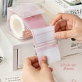 thumbnail image 5 of Fdelink Pink Gradient Sticky Note,Self-Stick Notes,Sticky Notes Paper Roll Tape Pull Out Labels Stickers Boxes Drawing Full Adhesive Name Tags Types Blank Grid Lined Colorful Self Stick Notepads, 5 of 8