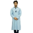 thumbnail image 2 of Atasi Men's Indian Ethnic Cotton Long Kurta Bollywood Style Ethnic Shirt-XXXL, 2 of 9