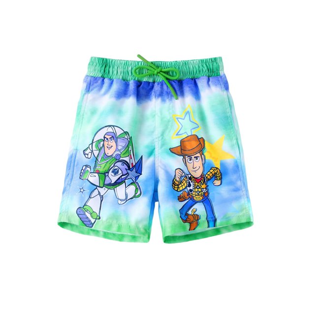 Short de baño Disney Toy Story Buzz Woody UPF50+ para niño pequeño