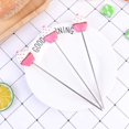 thumbnail image 3 of Cupcakes Bread Baking Tools 4 pcs Cake Test Pin Heart Cake Shape Kitchen Stainless Steel Baking Tool Cake Tester Probe for Biscuit Cupcake Cookie Cake, 3 of 5