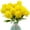 Yellow 15Pcs/pack, variant on 15 Pcs Dandelion Artificial Flowers Plants Bouquet Plastic Flower for Home Decoration/Wedding Decor (Yellow)